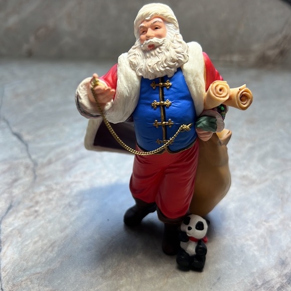 Hallmark Santa Clause & Teddy Bear Ornaments The Night Before Collection 2001 - Picture 2 of 4